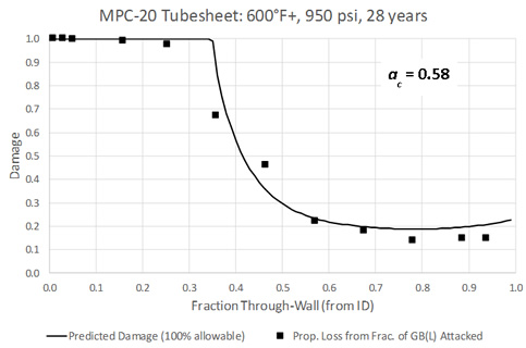 Predicted Through-Wall Damage
