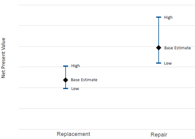 Net Present Value Cyclone Replacement Versus Repair